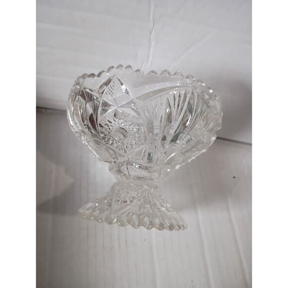 Imperial Glass NUCUT line #212 c1912 EAPG Compote Candy Decorative Bowl - Picture 2 of 6